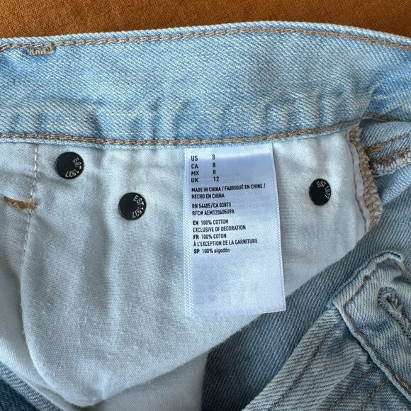 American Eagle Lace Mom Short size 8 - Picture 2 of 5